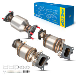 2009-2015 Honda Pilot 3.5L BANK1 BANK2, Front Left Front Rght Rear Side, 3-PC Catalytic Converter, EPA Compliant