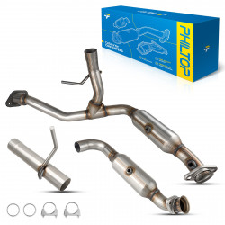 2011-2014 Ford F-150 5.0L V8, Front, Rear Side, 2-PC Catalytic Converter, Fit Federal Emissions, PHILTOP 645251
