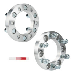 6x5.5 inchs Wheel Spacers 1 inchs, M14x1.5 108mm, 2PCS PHILTOP