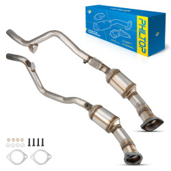 2005-2010 Chrysler 300, Left Right Side, 2-PC Catalytic Converter, Fit Federal Emissions, PHILTOP 20370