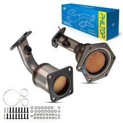 2007-2013 Nissan Altima 3.5L, Left Right Side, 2-PC Catalytic Converter, Fit Federal Emissions, PHILTOP 16700 16702