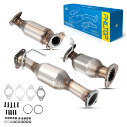 2009-2019 Chevrolet Traverse, Front Left Front Right Rear Side, 3-PCS Catalytic Converter, Fit Federal Emissions