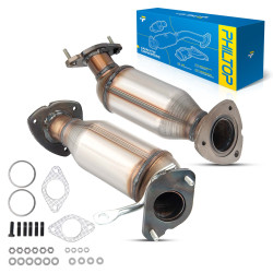 2007-2017 GMC Acadia 3.6L, Front, Left, Right Side, 2-PC Catalytic Converter, Fit Federal Emissions, PHILTOP 644034