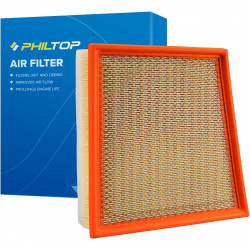 PHILTOP Engine Air Filter CA12258 Replacement for Chevrolet Silverado 2500 HD, 3500 HD &amp; GMC Sierra 2500 HD, 3500 HD, 2017 2