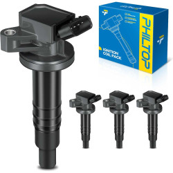 PHILTOP UF247 Ignition Coil 4 Packs Fit for 1999-2004 2007-2008 Corolla,2005-2006 Corolla 1.8L,2003-2006 Matrix 1.8L,2003-2006 V