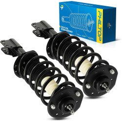 PHILTOP Front Struts for Equinox 2005-2006, Torrent 2006-2006, Shock Absorber Complete Suspension 172209+172210, Struts with Coi