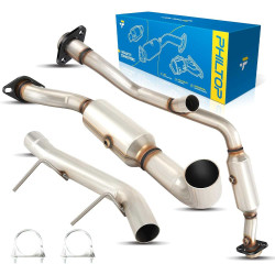 2011 -2014 Ford F-150 3.5L, Left/Right Side, 2-PC Catalytic Converter, Fit Federal Emissions, PHILTOP 50495