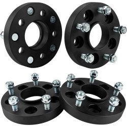 5x4.5" to 5x5" Wheel Adapters 1 inchs, 1/2"x20 71.5mm, 4PCS PHILTOP