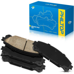 PHILTOP D1324 Front Ceramic Disc Brake Pads Set for Select Toyota and Lexus Model, Highlander, Sienna, RX350, NX300, NX200t, RX4
