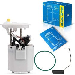 PHILTOP FG1327 Electric Fuel Pump Assembly Compatible with 2011–2013 Ford Fiesta, 2009–2011 Ford Focus – Replaces E2593M, Comple
