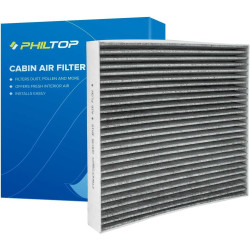 PHILTOP Cabin Air Filter, Replacement for Hyundai Elantra, Ioniq, Santa Cruz, Santa Fe, Sonata, Tucson, KIA K5, Niro, Sorento, S