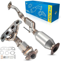 2002-2006 Nissan Altima 2.5L, Front Rear Side, 2-PC Catalytic Converter, EPA Compliant, PHILTOP 40897
