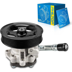 PHILTOP Power Steering Pump Replacement 201039, Fit for 2012-2017 Wrangler, 2018 Wrangler JK, Power Steering Pump with Pulley