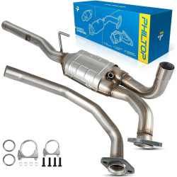 1996-1999 Ram 1500/Ram 2500/Ram 3500, Front Side, 1-PC Catalytic Converter, EPA Compliant, PHILTOP 50505