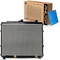 PHILTOP CU945 Radiator 20"Core Compatible With 1992-1995 4Runner 2.4L 1984-1995 Pickup (15-3/4 in. Between Tanks)