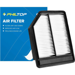 PHILTOP Engine Air Filter CA10165 Replacement for Honda Civic 2006-2011, L4 1.8L, Rigid Panel