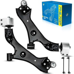 PHILTOP Front Suspension Kit Lower Control Arm w/Ball Joint &amp; Stabilizer Sway Bar End Link Compatible with Chevrolet Captiva