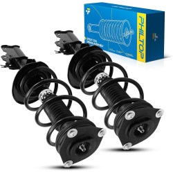 PHILTOP Front Struts Shock for Rogue 2008-2012, Shock Absorber 172608/172609, Struts with Coil Spring SAA926 2 Pcs