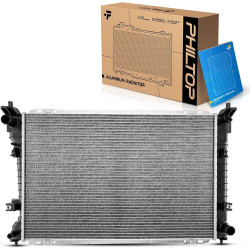 PHILTOP CU13060 Radiator 18-1/16"Core Compatible With 2008-2012 Escape 2008-2011 Tribute 2009-2011 Mariner (w/Straight Inlet; w/