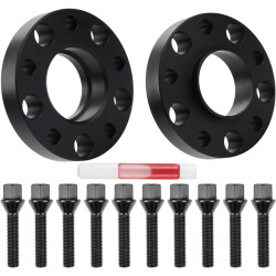 5x4.72 inchs Wheel Spacers 1 inch, M12x1.5 72.56mm, 2PCS PHILTOP
