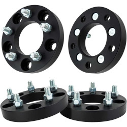 5x5" to 5x4.5" Wheel Adapters 1" 1/2"x20 82.5mm 4Pcs PHILTOP®