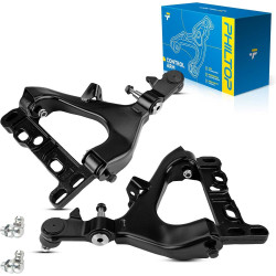 PHILTOP 2PCS Front Lower Control Arm w/Ball Joint Fit for Buick Rainier 2004-07, for Chevy Trailblazer EXT 2004-07, for GMC Envo