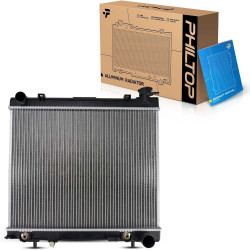 PHILTOP CU2883 Radiator 21-7/8"Core Compatible With 2005-2011 Dakota 3.7/4.7L(w/Standard Cooling) 2006-2009 Raider