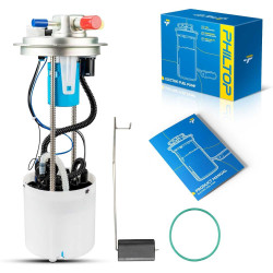 PHILTOP Fuel Pump Assembly with Pressure Sensor, Compatible with 2007-2008 Chevy Silverado 1500 / GMC Sierra 1500 4.8L 5.3L 6.0L