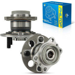 PHILTOP 512483 Rear Wheel Bearing Hub Assembly Fit for Hyundai Accent 2012-2017, Kia Rio 2012-2017, 4 Lugs Wheel Hub Assembly