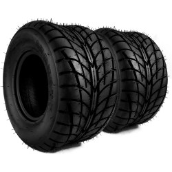PHILTOP ATV/UTV Tire All Terrain, 18x9.5-8 Tires 4 Ply, 2x ATV Tires Trail Mud Muddy Sand Off-Road Tubeless Tire