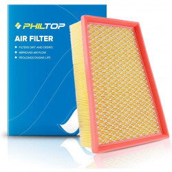 PHILTOP Engine Air Filter CA10346 Replacement for 2007-2012 Nissan Sentra 2.0L L4, Flexible Panel