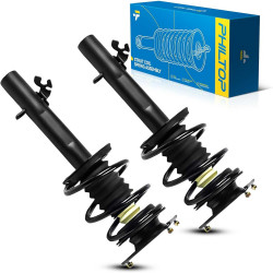 PHILTOP Front Struts Assembly for Mini 2002-2006 Cooper, 172265/172266 Complete Struts and Shocks Absorber Assembly,Quick Suspen
