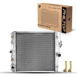 PHILTOP CU1290 Radiator 13-11/16"Core Compatible With 1992-2000 Civic, Civic del Sol 1997-2000 Acura EL