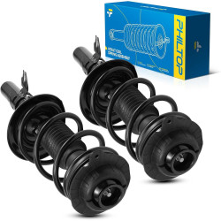 PHILTOP Front Struts Shock Absorber Fit For Dart 2013-2016, Complete Struts with Coil Spring Assembly, Quick Suspension Loaded S