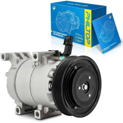 PHILTOP A/C Compressor 168306 Replacement for Hyundai Elantra 2017-2020 1.6T, for Forte 5 2014-2018, Elantra GT 2019-2020, Koup 