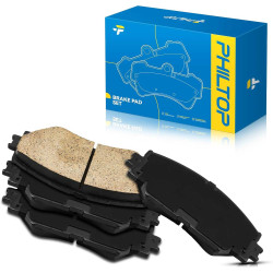 PHILTOP Ceramic Front Brake Pads For Toyota Prius V 2012-2017, 4 Pcs replace # D1210