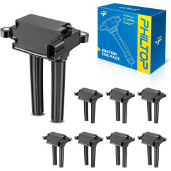 PHILTOP UF504 Ignition Coil Pack, Fits for Ram 2011-2022 1500 5.7L, 2014-2022 2500 6.4L, Jeep 2006-2023 Grand Cherokee 5.7L, Dod