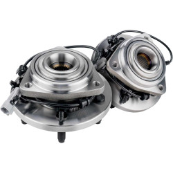 PHILTOP 513272 x2 Front Wheel Hub Assembly Compatible with 2007-2010 Jeep Wrangler W/ABS 5 Lugs