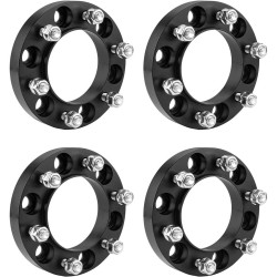 6x5.5" Wheel Spacers Hub Centric 1" 106mm M12x1.5 4Pcs PHILTOP®