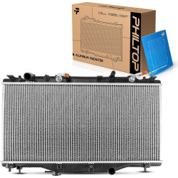 PHILTOP CU2412 Engine Coolant Aluminum Radiator Fit for 2002 2003 2004 2005 2006 RSX