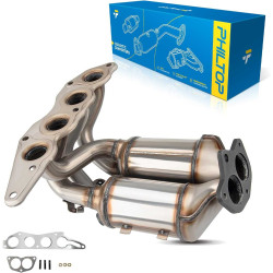 2004-2012 Mitsubishi Galant 2.4L, Front Side, 1-PC Catalytic Converter, EPA Compliant, PHILTOP 16417