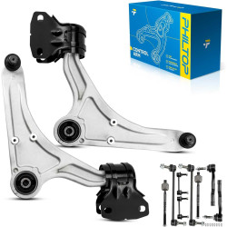 PHILTOP Front Suspension Kit Lower Control Arm w/Ball Joint &amp; Rear Sway Bar End Links &amp; Inner Outer Tie Rod Compatible w