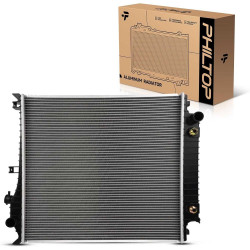 PHILTOP CU2952 Engine Coolant Aluminum Radiator for 2007-2010 Explorer, 2007-2010 Explorer Sport Trac, 2007-2010 Mountaineer