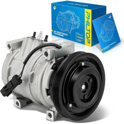 PHILTOP 78399 Air Conditioner AC Compressor with Clutch for Chrysler PT Cruiser 2010, 2001-2009 2.4L, 2003-2008 2.4T
