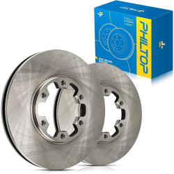 PHILTOP Front Rotor for NISSAN Xterra 2000-2004, for NISSAN Frontier 2003-2004, for NISSAN Pathfinder 1996-1998, INFINITI QX4 19