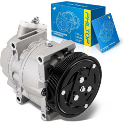 PHILTOP C521 Air Conditioner AC Compressor with Clutch for Nissan Maxima 1997-2001, INFINITI I30 1997-2001