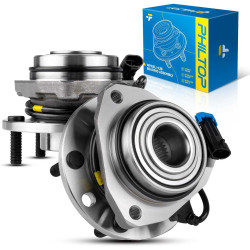 PHILTOP 513124 x2 Front Wheel Hub Assembly Compatible with 1997-2004 Chevrolet S10, 1997-2005 Chevrolet Blazer, 1997-2004 GMC So