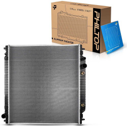 PHILTOP CU2170 Engine Coolant Aluminum Radiator for 1998-2003 F-150 5.4L, 1999-2004 F-250 Super Duty 5.4L, 1999-2004 F-350 Super