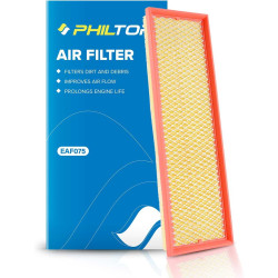 PHILTOP Engine Air Filter CA10085 Replacement for Volkswagen Beetle, Golf, Jetta, Passat, Rabbit, 2005-2015, L5 2.5L, Flexible P