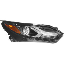 PHILTOP Headlight Assembly, Chrome Housing Headlamp Replacement Compatible with 2018-2020 Chevrolet Equinox (Passenger Side), Am